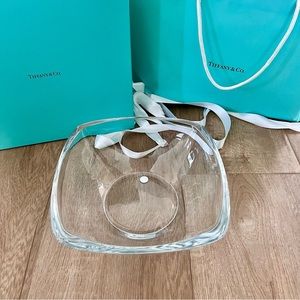 Tiffany & Co.‎ Crystal Cushion Serving Bowl 9” Made In Germany NIB - Gift Idea